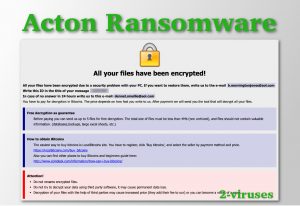 Acton Ransomware