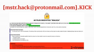 [mstr.hack@protonmail.com].KICK Ransomware