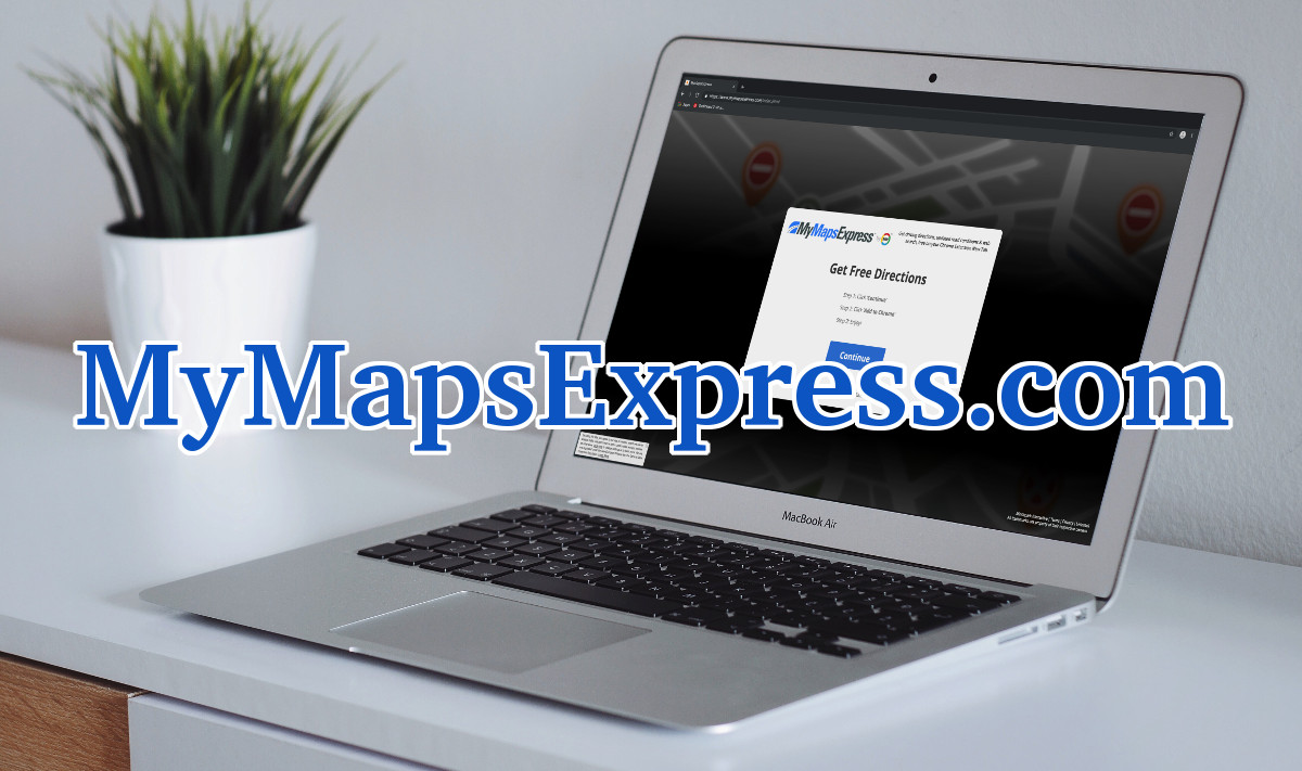MyMapsExpress.com install screen screenshot