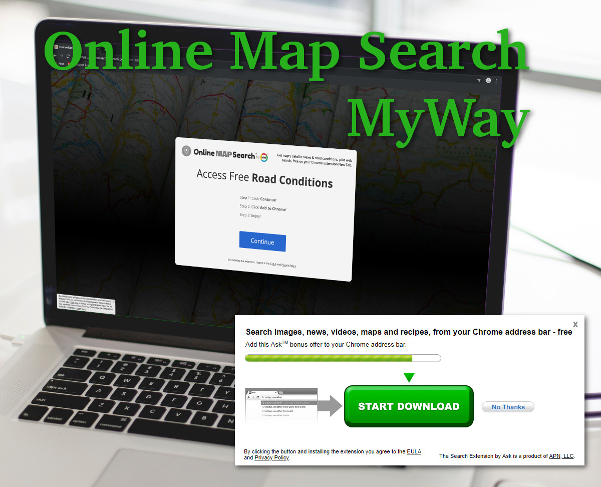 Online Map Search screenshot, Ask bundling screenshot