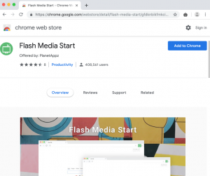 Flash Media Start
