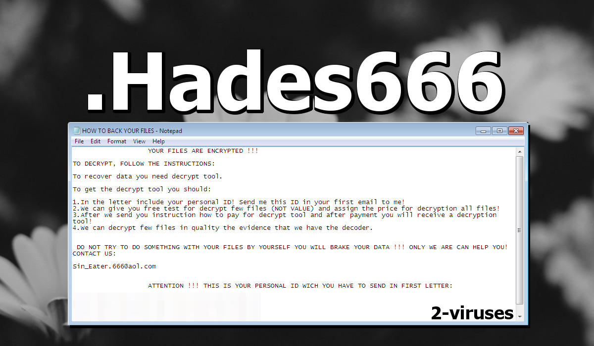 .Hades666, the ransom note