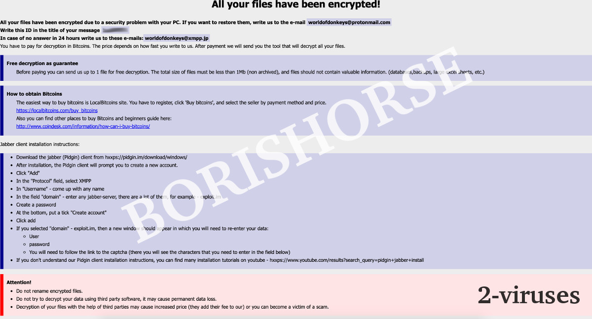 BORISHORSE pop-up window