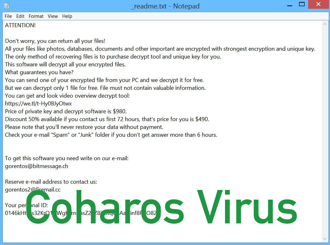 Coharos Virus How to remove 2 viruses com Coharos Virus How to remove 2 viruses com