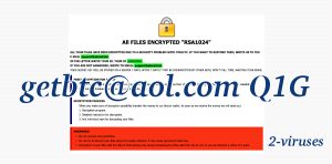 Getbtc@aol.com Q1G Cryptovirus