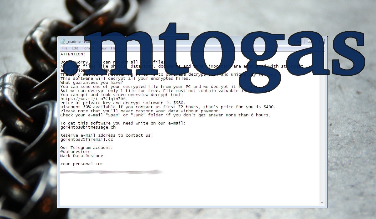 .mtogas, ransom note