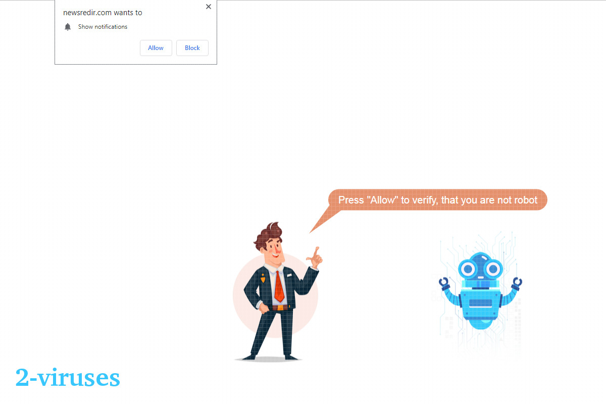 Press "Allow" to verify, that you are not a robot