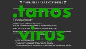 Tanos Ransomware