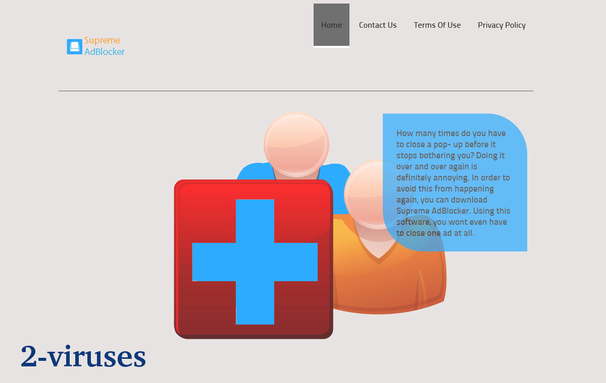 Supreme Adblocker website