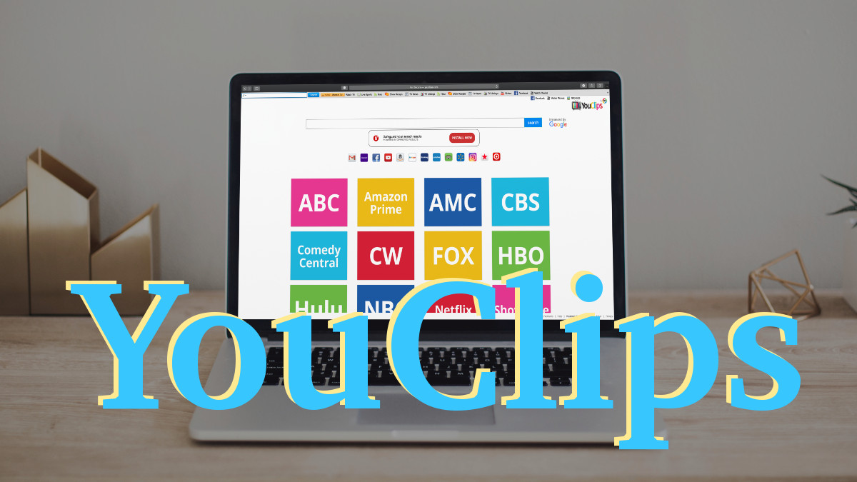 YouClips, new tab screenshot