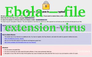 Ebola File Extension