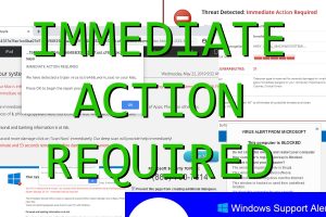 "Immediate Action Required" Warnings