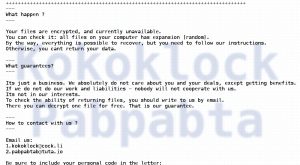 Kokoklock Ransomware