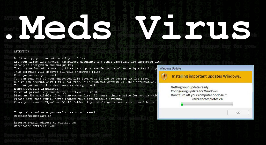 Meds Extension Virus How to remove Dedicated