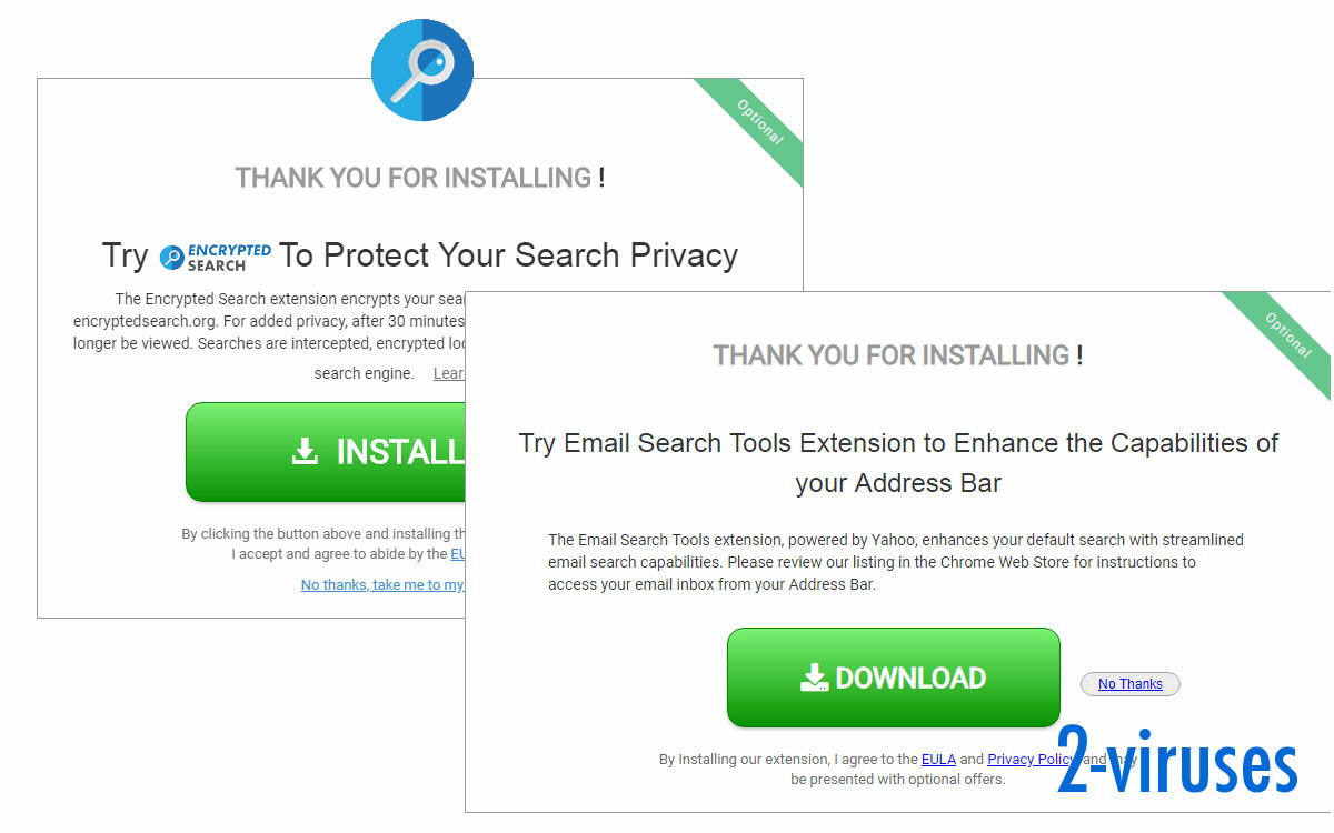 "Install", "Download", "thank you for installing!"