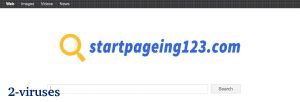 Startpageing123.com Malware