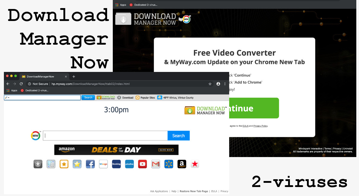 "DownloadManagerNow" installation and new tab pages