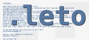 Leto Ransomware