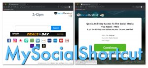 MySocialShortcut Hijacker