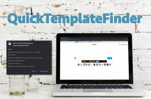 QuickTemplateFinder New Tab
