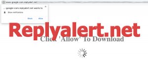 Replyalert.net Pop-ups