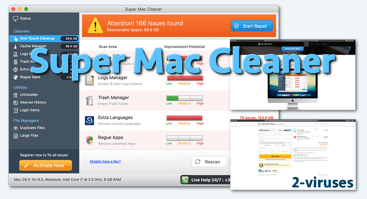 fake mac cleaner virus