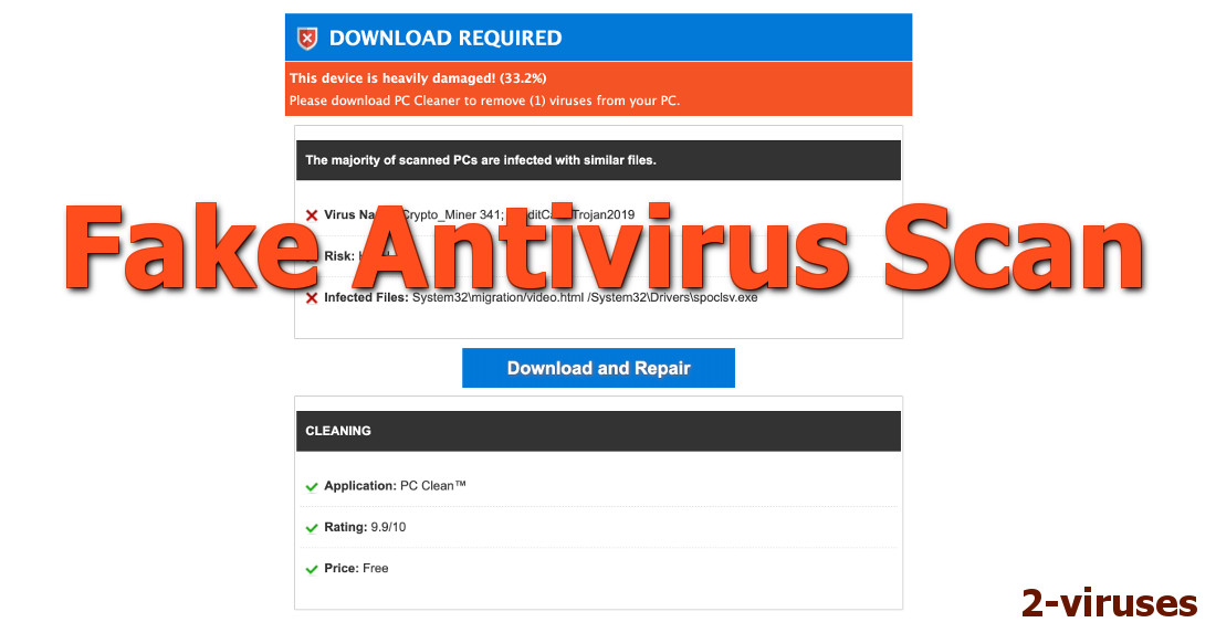 "Fake Antivirus Scan"