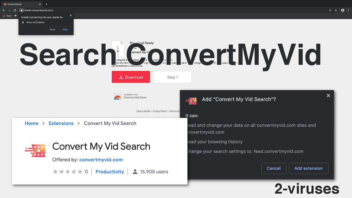 "Search ConvertMyVid"