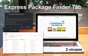 Express Package Finder Tab
