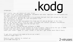 Kodg Ransomware