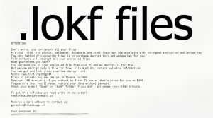 Lokf File Virus