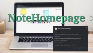 NoteHomepage Hijacker