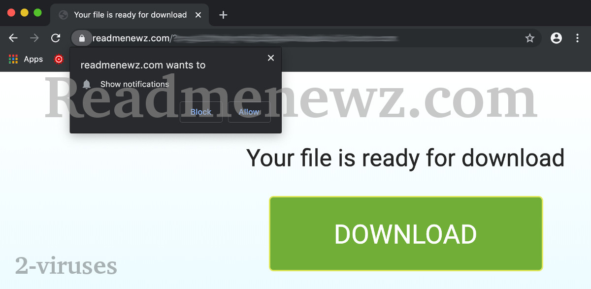 "Readmenewz.com", "Your file is ready for download"
