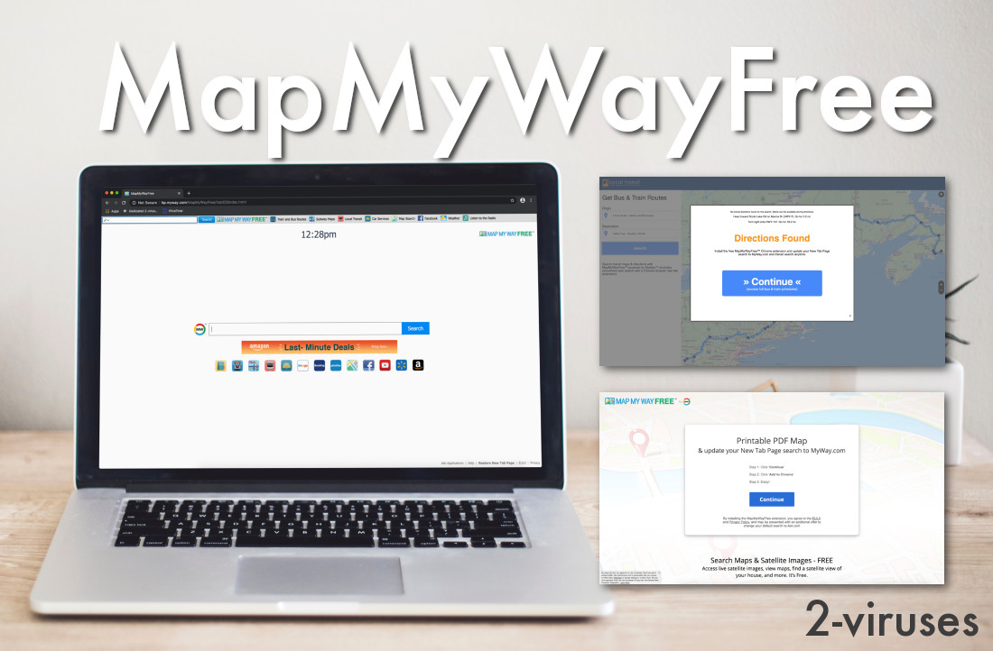 MapMyWayFree is offered on fake routesearching sites.