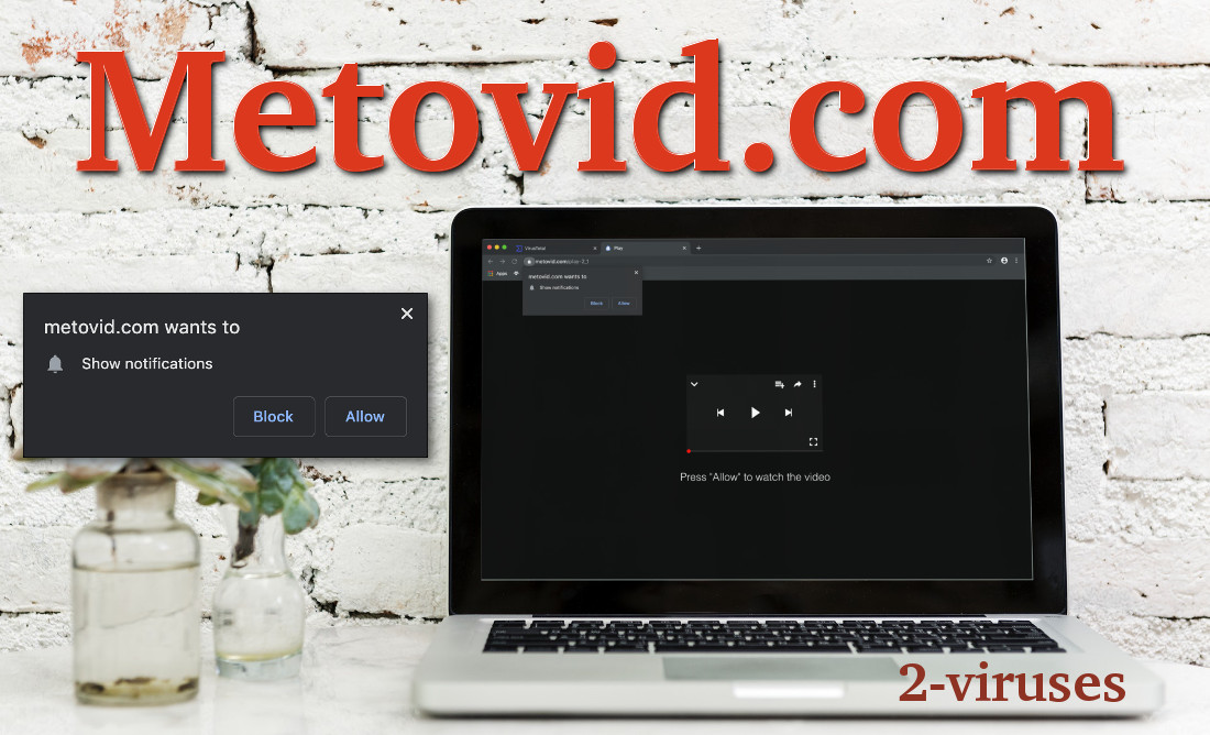 "Metovid.com", "Press Allow to watch the video"