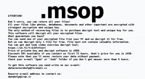 Msop File Extension Virus