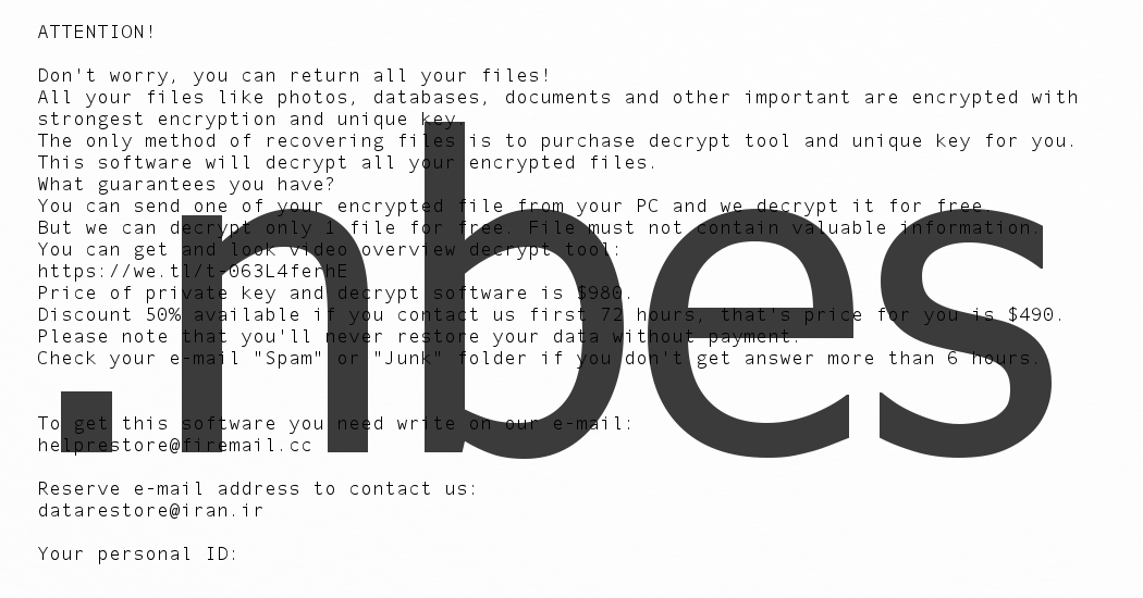 ".nbes", the ransom note