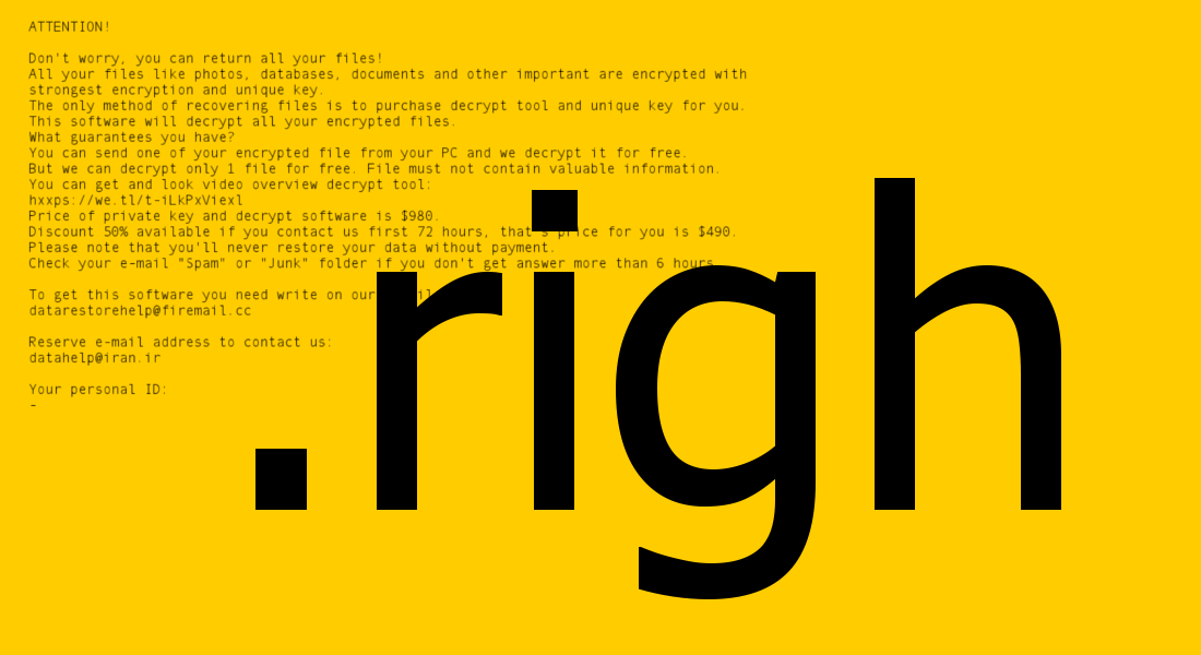 ".righ", the ransom note text