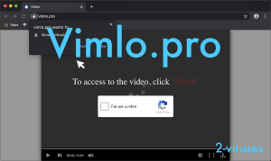 Vimlo.pro Pop-ups