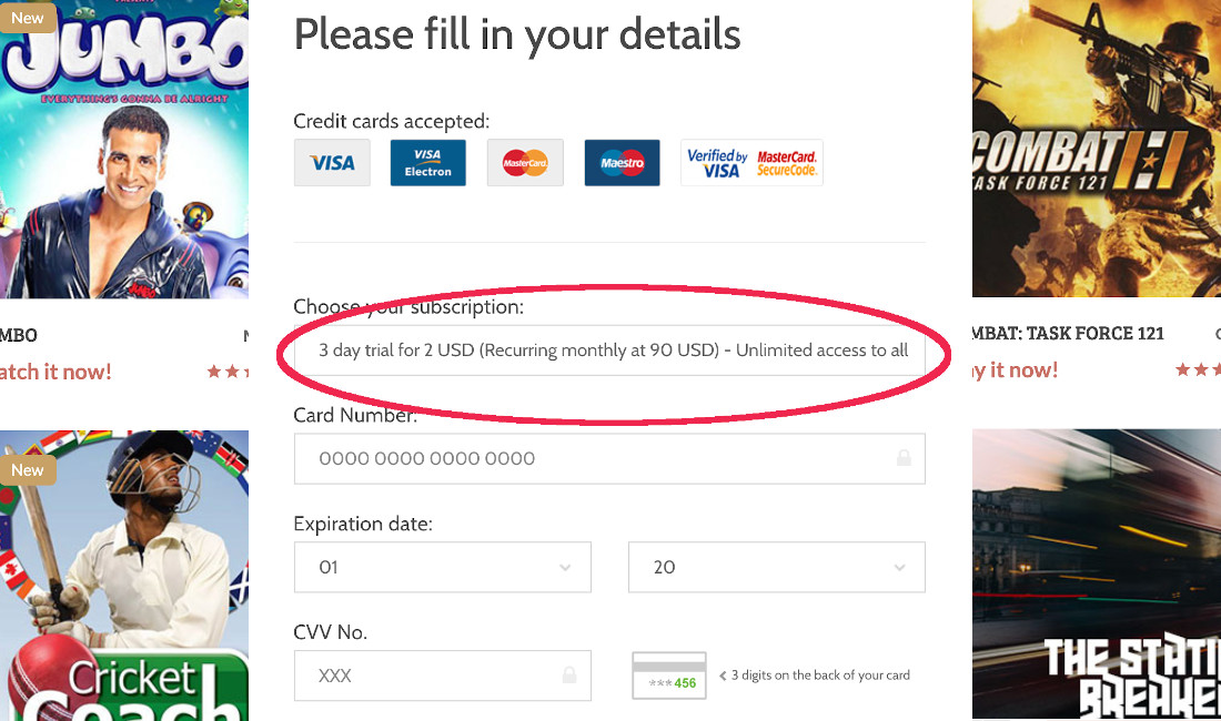 $90 a month after a paid 3-day trial.