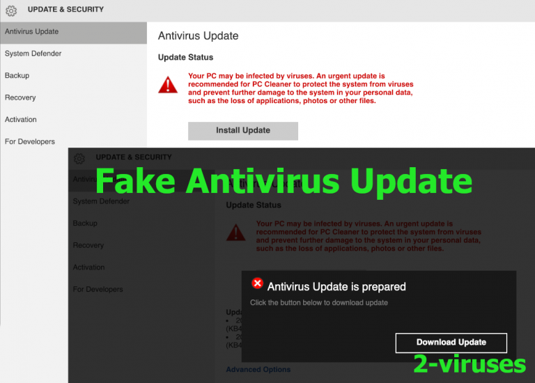 Fake Antivirus Update – How to remove – Dedicated 2 ...