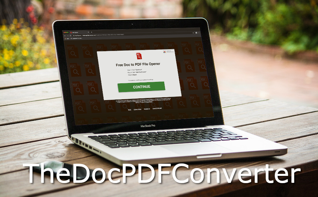 TheDocPDFConverter can convert files, but it also hijacks your web search.