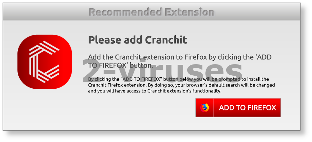 Cranchit "Recommended extension"