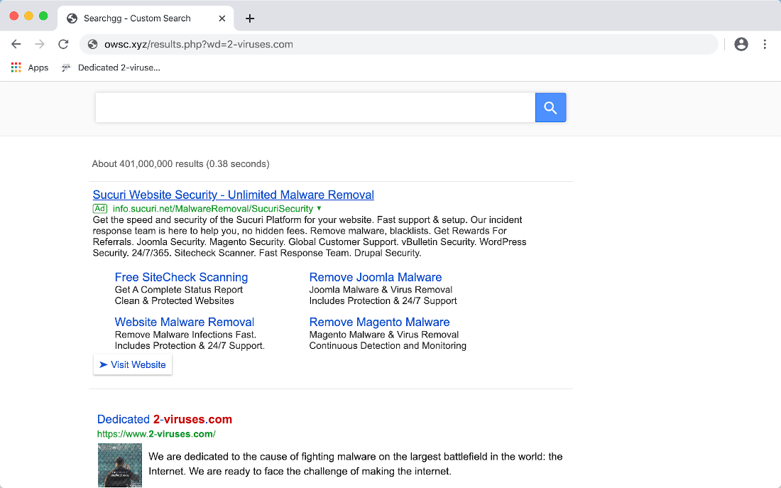 owsc.xyz looks like a search engine.
