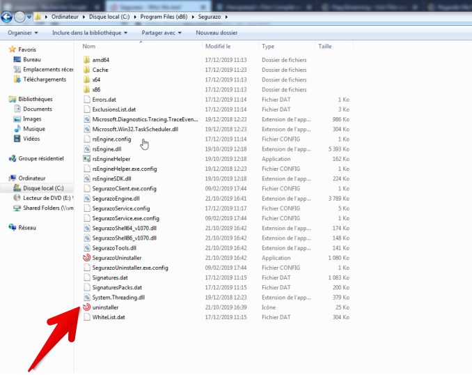 how to remove segurazo antivirus from windows 10