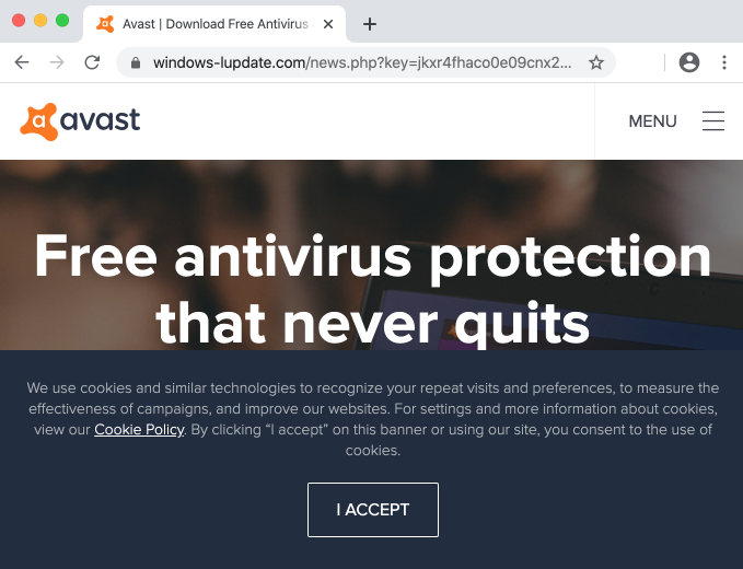 avast update unknown error