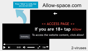 Allow-space.com Pop-up Ads