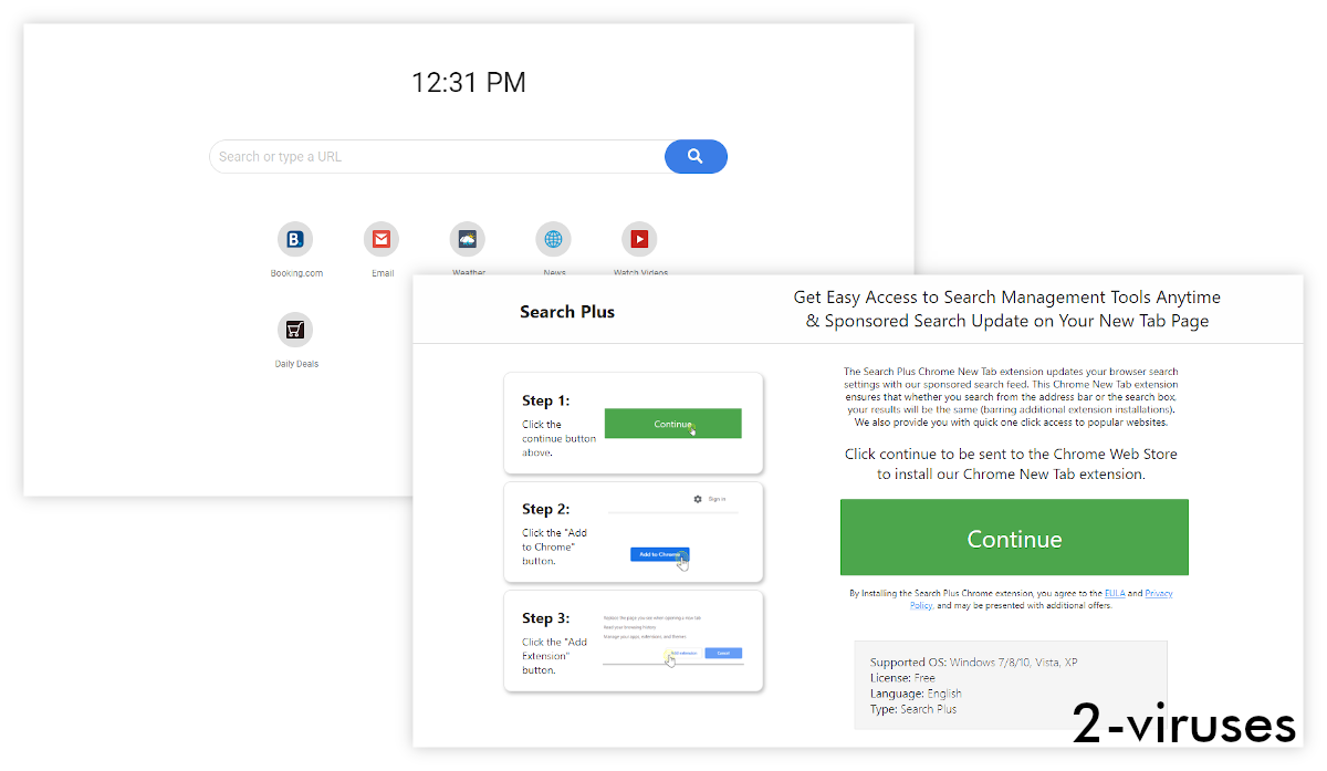 Get Search Plus says: "Get easy access to search management tools anytime".
