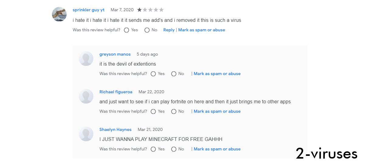 Get Search Plus reviewer: "i hate it it sends me ads".