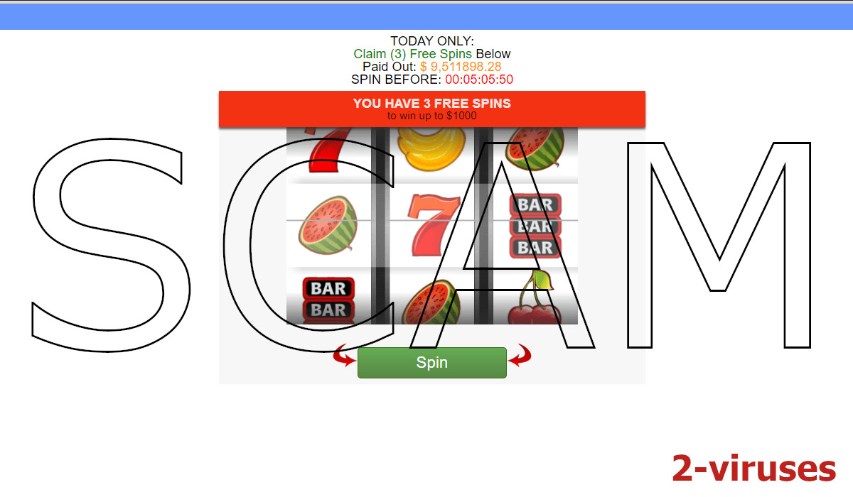 Jackpotoffer24.com slot machine game is fake.